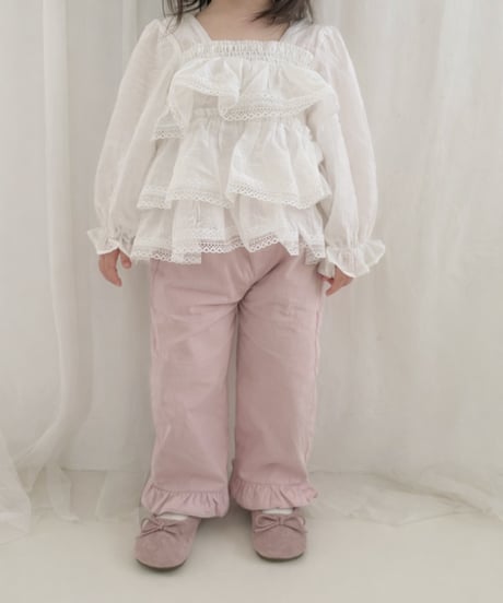 再入荷 【即納】 heart frill pants