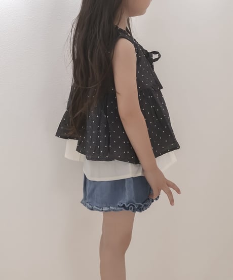 再入荷 【即納】 crinkle dot vest