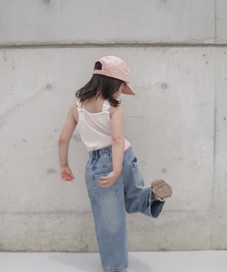 再入荷【即納】peach tag denim
