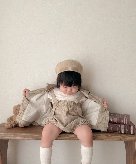【即納】  lala check suspender