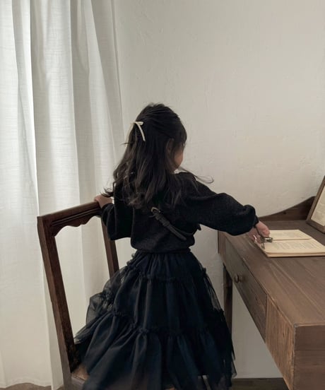 再入荷【即納】tulle skirt  / black