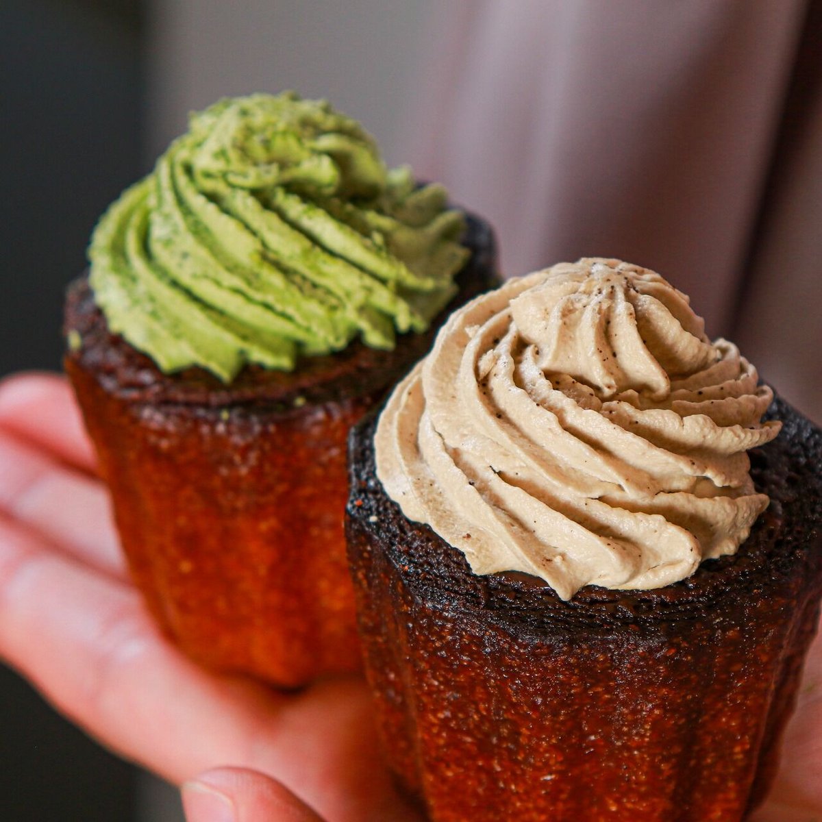 和カヌレセット（生ほうじ茶カヌレ2個、生抹茶カヌレ2個） | Le Coffre