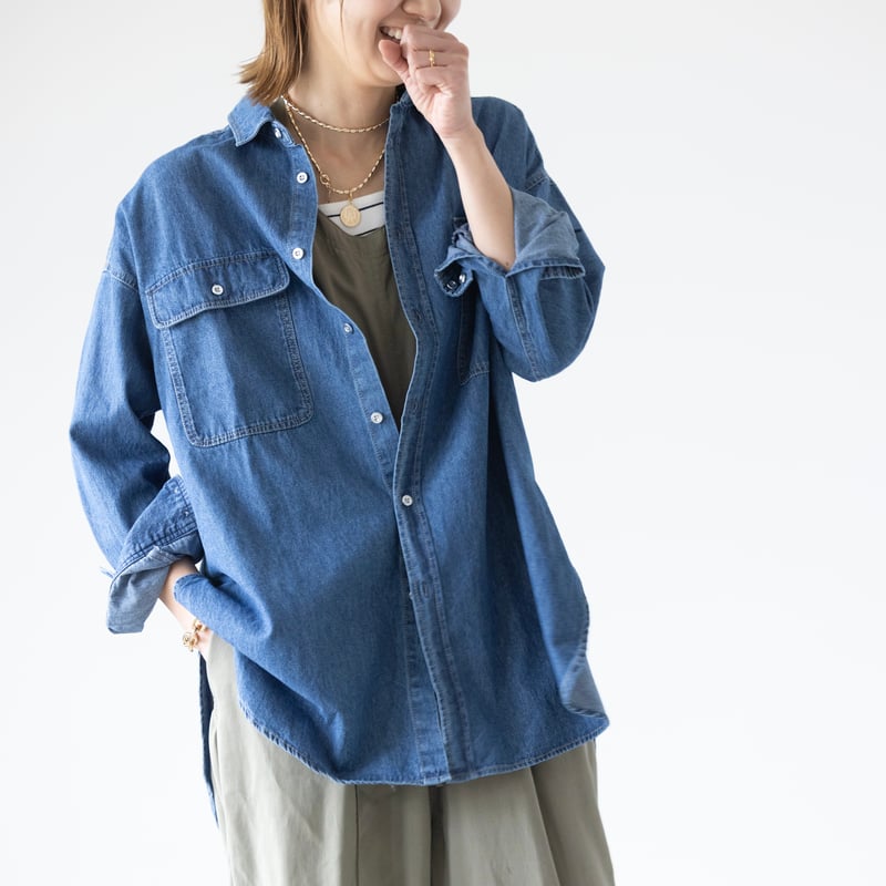 TASIKENT ORIGINAL】STANDARD denim shirt | TASIK