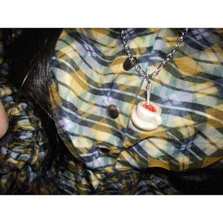 blood teacup necklace