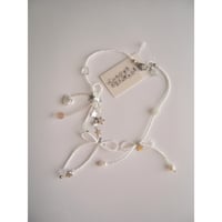 beads ribbon necklace:◙