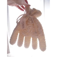 crochet big glove porch