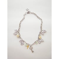 sweat ribbon necklace