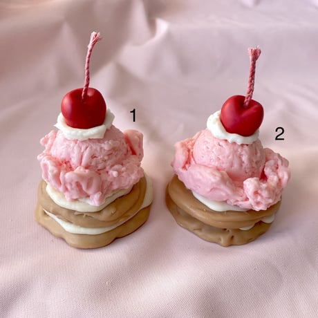 【Small size】Strawberry ice cream cookie