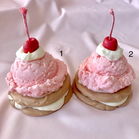 【Big size】Strawberry ice cream cookie