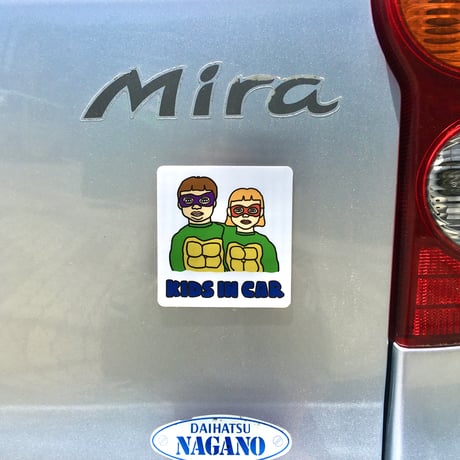 KIDS IN CAR magnet
