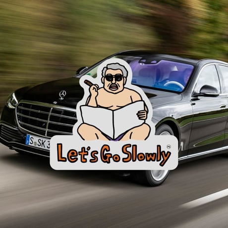 Let's Go Slowly magnet