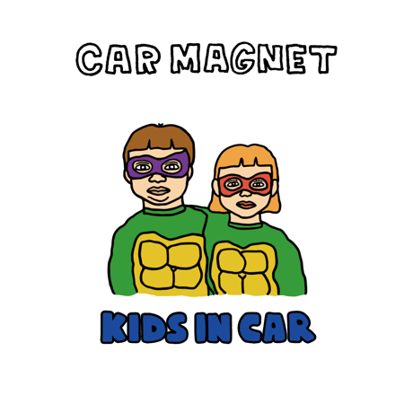 KIDS IN CAR magnet