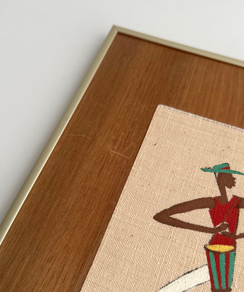 ヴィルジリオ・ナバイス　ブラジル画家　手描　アート　油絵　額付 Wall Art｜絵画｜Virgilio Nabais｜ブラジル｜民族 | roi home｜