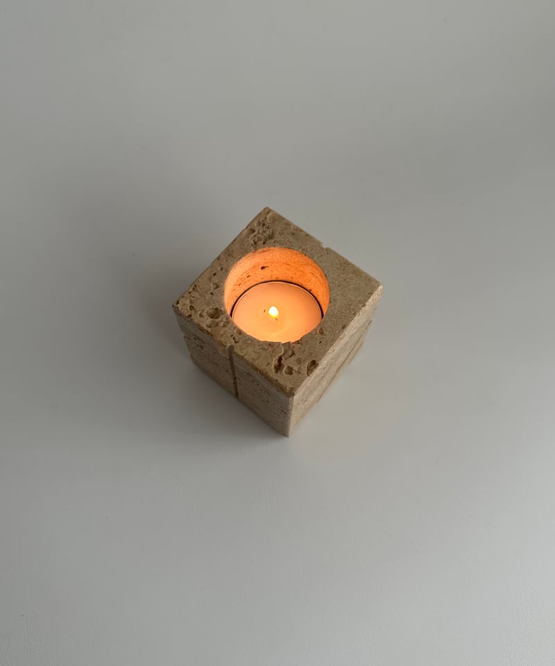 Candle Holder｜天然石｜ストーンキャンドルホルダー | roi home｜北欧