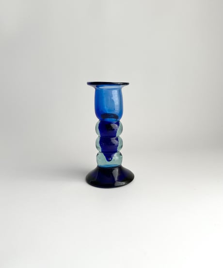 Candle holder｜ガラスのキャンドルホルダー｜燭台｜ミッドセンチュリー