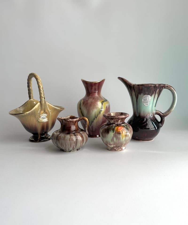 Vase｜Bay Keramik｜ドイツ|｜basket | roi｜北欧ヴィンテージ雑貨
