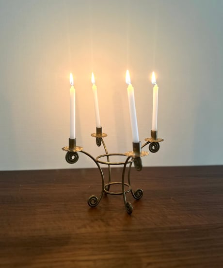 Candle holder｜Brass｜真鍮｜燭台｜スウェーデン｜北欧