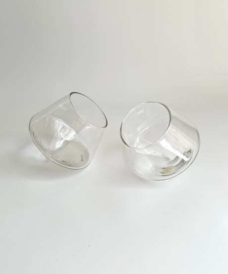 Glass｜Sempli｜斜めのロックグラス｜アメリカ