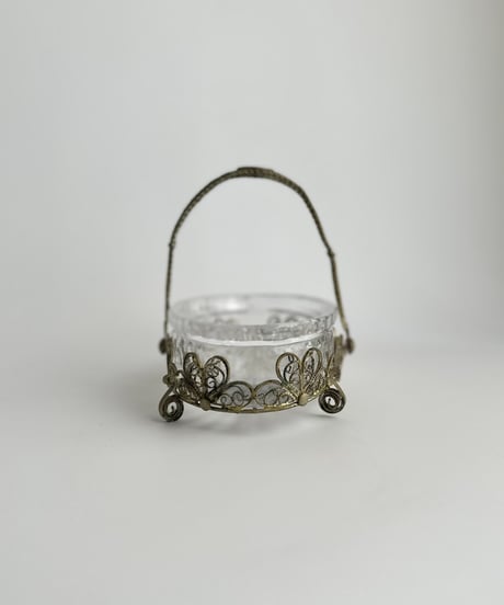 Glass Basket｜ガラスバスケット｜小物入れ｜ハリウッドリージェンシー