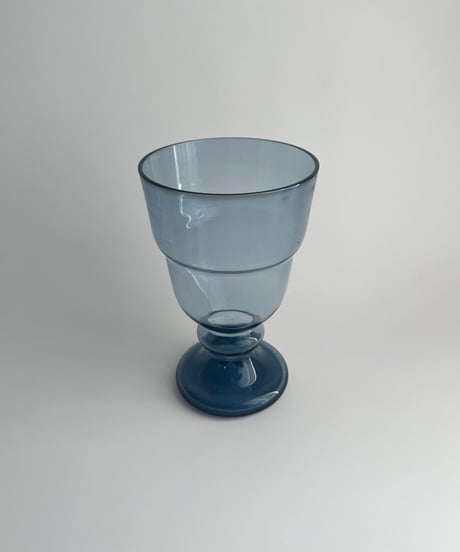 Vase ｜Blue｜Scandinavian｜大きなガラスベース｜北欧