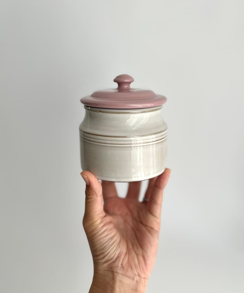 Canister キャニスター｜陶器｜ピンク | roi home｜北欧