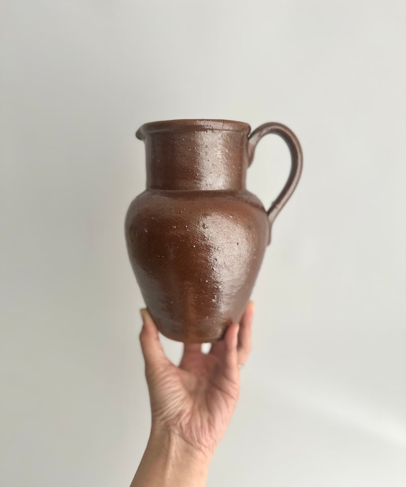 Jug ジャグ｜水差し｜茶色の花瓶｜北欧 | roi home｜北欧ヴィンテージ雑貨