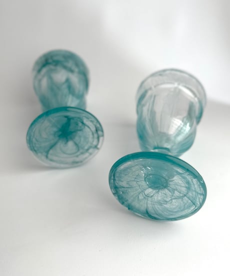 Glass｜ブルーのグラス｜アートガラス