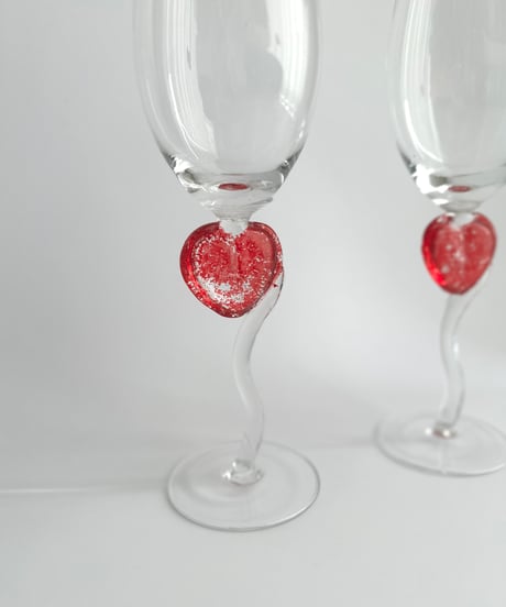 Wine Glass｜ワイングラス｜ハートモチーフ