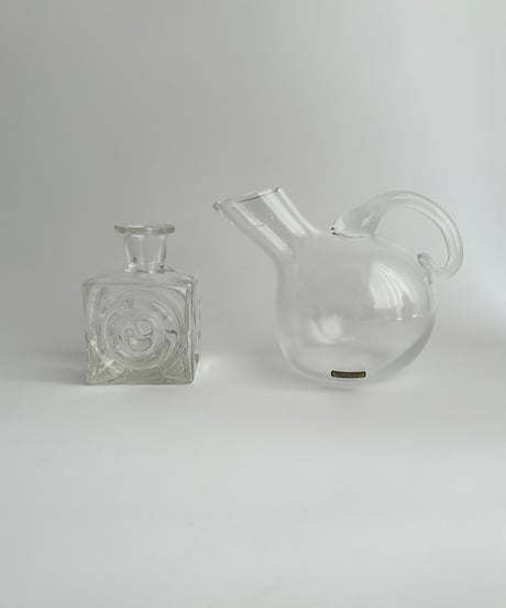 Bottle｜ガラスボトル｜キューブ型｜一輪挿し｜花瓶