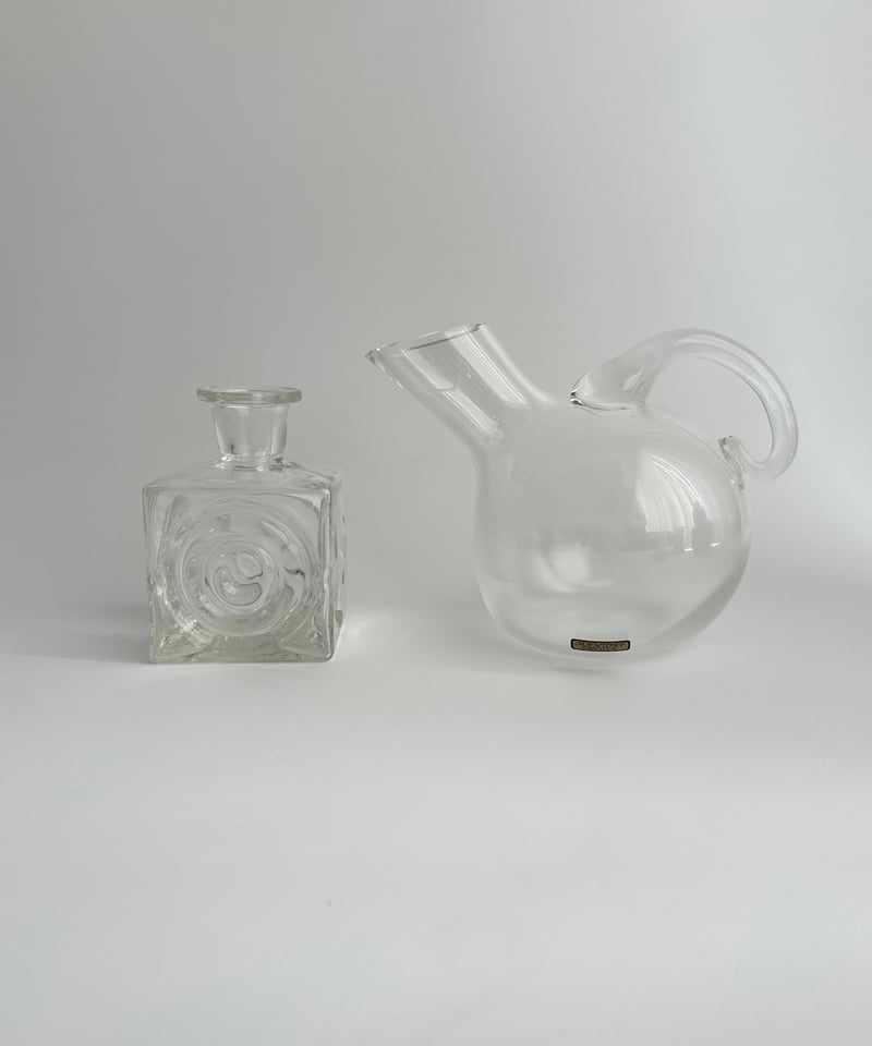 Bottle｜ガラスボトル｜キューブ型｜一輪挿し｜花瓶 | roi home｜北欧