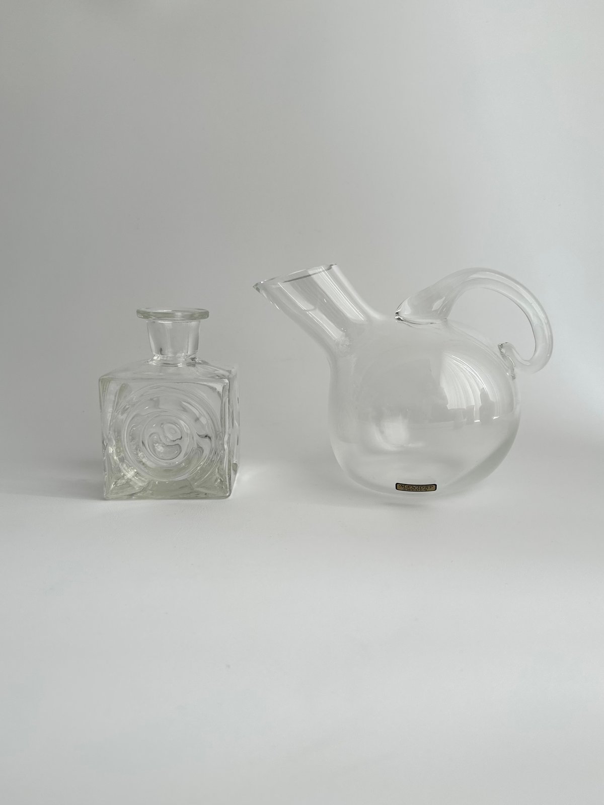 Bottle｜ガラスボトル｜キューブ型｜一輪挿し｜花瓶 | roi home｜北欧