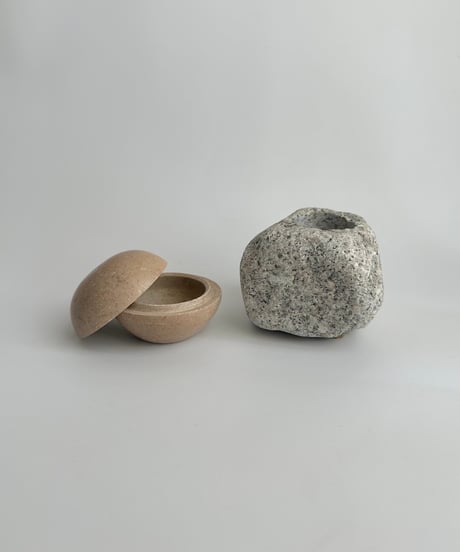 Candle holder｜自然石｜燭台