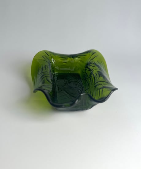 Bowl｜グリーンガラス｜ボウル｜フィッシュ