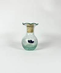 Vase｜Skansen｜クラックガラス｜北欧ヴィンテージ｜スウェーデン