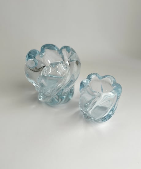 Vase｜Candle Holder｜Orrefors｜オレフォス｜ガラスの花瓶｜スウェーデン