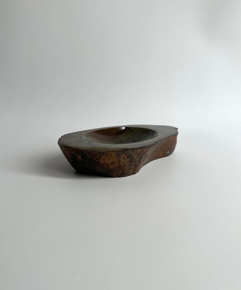 Vinatge agate tray トレジャーメノウ　アンティークトレイ瑪瑙 Tray｜瑪瑙｜Agate｜天然石｜トレイ | roi home｜北欧ヴィンテージ雑貨