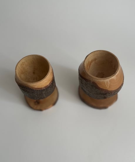 Wood Cup｜木製のカップ｜エッグカップ