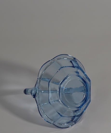 Bowl｜ガラスバスケット｜アールデコ｜ハンドル付ボウル｜ポルトガル