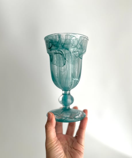 Glass｜ブルーのグラス｜アートガラス