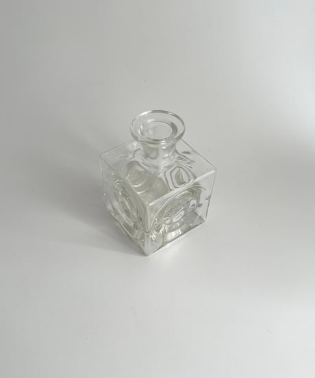Bottle｜ガラスボトル｜キューブ型｜一輪挿し｜花瓶