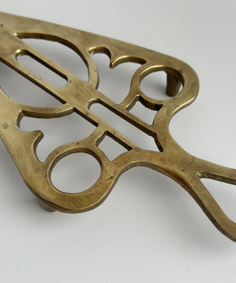 Trivet｜アイロンスタンド｜鍋敷き｜真鍮｜アンティーク雑貨