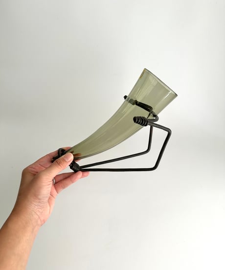 Glass｜Vase｜スタンド付きグラス｜Naas Glasbruk｜スウェーデン