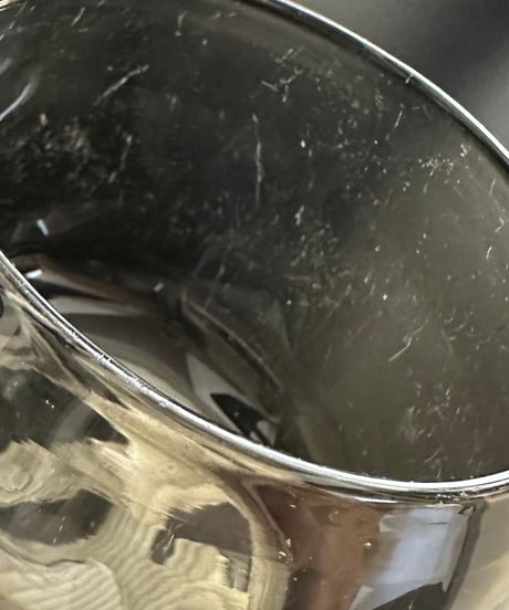 Mug｜ガラスのマグカップ｜アンバー｜オリーブグリーン