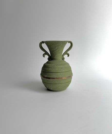 Vase｜緑の花瓶｜フラワーベース｜メタル｜北欧