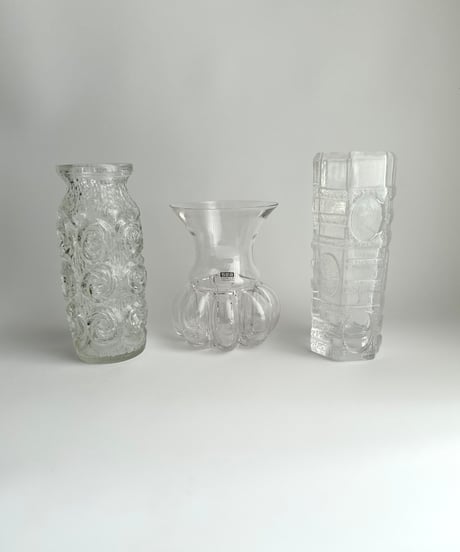 Vase｜ HSG Laura｜ポーランド製｜ガラスの花瓶