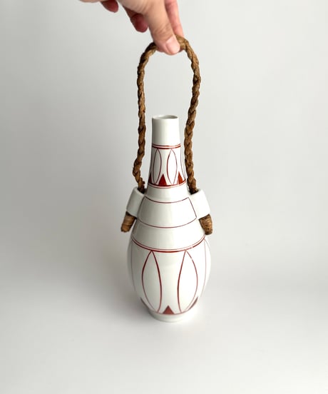Bottle｜紐付きボトル｜Titov Veles｜磁器｜ユーゴスラヴィア