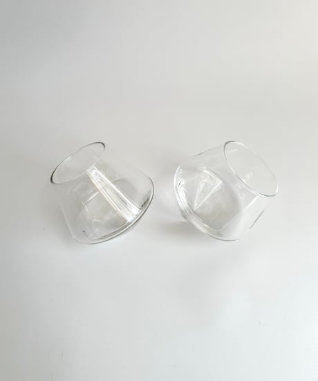 Glass｜Sempli｜斜めのロックグラス｜アメリカ