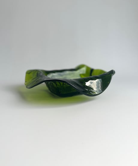 Bowl｜グリーンガラス｜ボウル｜フィッシュ