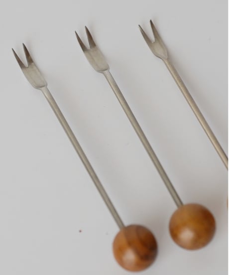 Barrel & Picks｜ウッドボウル & オリーブピック｜ヴィンテージフォーク｜北欧