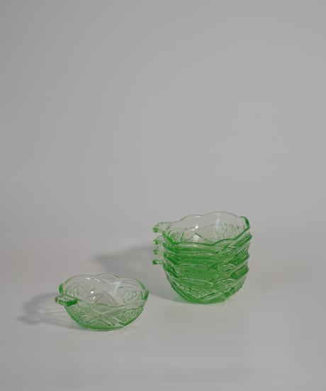Bowl｜アールデコ｜ハンドル付ガラスボウル｜ポルトガル
